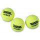 Мяч для большого тенниса TELOON (3 шт в тубе) тренировочный Класс В 616Т Р3 Желтый